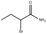 2-ブロモブタンアミド 化学構造式