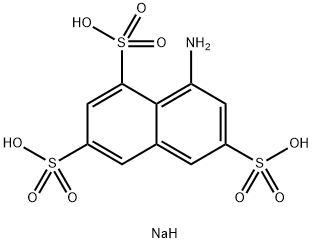 8-アミノ-1,3,6-ナフタレントリスルホン酸二ナトリウム水和物 化学構造式