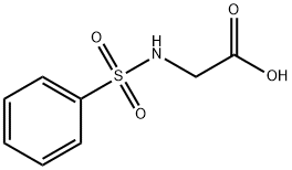 N-(フェニルスルホニル)グリシン 化学構造式