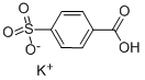 p-スルホ安息香酸·カリウム 化学構造式
