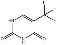 5-三氟甲基尿嘧啶, 54-20-6, 结构式