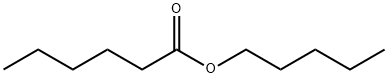 ヘキサン酸アミル 化学構造式