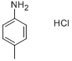 4-甲基苯胺盐酸盐, 540-23-8, 结构式