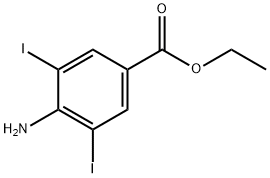 4-氨基-3,5-二碘苯甲酸乙酯, 5400-81-7, 结构式