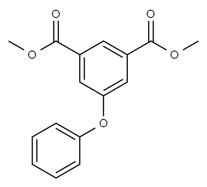 5-Phenoxy-1,3-benzenedicarboxylic acid dimethyl ester Structure