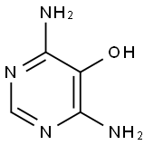 4,6-二氨基-5-羟基嘧啶 结构式
