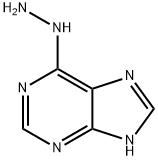 6-肼基嘌呤 结构式