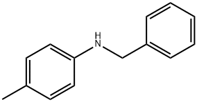 N-ベンジル-4-メチルベンゼンアミン 化学構造式