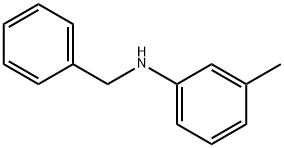 N-(m-トリル)ベンジルアミン 化学構造式