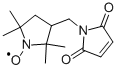 [[[3-[(2,5-ジヒドロ-2,5-ジオキソ-1H-ピロール)-1-イルメチル]-2,2,5,5-テトラメチルピロリジン]-1-イル]オキシ]ラジカル 化学構造式
