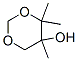 4,4,5-トリメチル-1,3-ジオキサン-5-オール 化学構造式