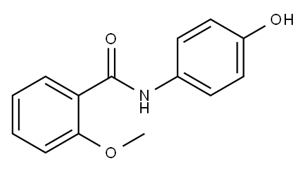 N-(4-HYDROXYPHENYL)-2-METHOXYBENZAMIDE Struktur