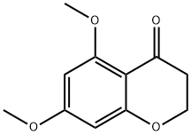 4H-1-苯并吡喃-4-酮, 2,3-二氢-5,7-二甲氧基- 结构式