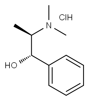 (IS,2R)-d-N-Methylephedrine HCL Struktur