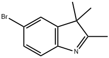 2,3,3-TRIMETHYL-5-BROMO-3H-INDOLE Struktur