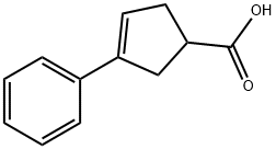 3-Cyclopentene-1-carboxylic acid, 3-phenyl- (9CI) Struktur