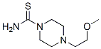 1-Piperazinecarbothioamide,  4-(2-methoxyethyl)- Struktur
