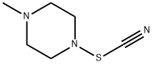 Piperazine, 1-methyl-4-thiocyanato- (9CI) Struktur