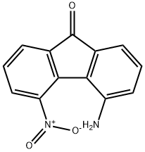 4-Amino-5-nitro-9H-fluoren-9-one Struktur