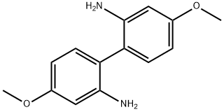4,4'-Dimethoxybiphenyl-2,2'-diamine Struktur