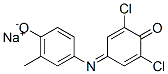 2,6-Dichloro-3'-methylindophenol monosodium salt Structure