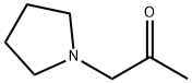 2-Propanone, 1-(1-pyrrolidinyl)- (9CI) Struktur