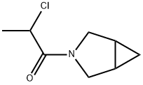 3-Azabicyclo[3.1.0]hexane, 3-(2-chloro-1-oxopropyl)- (9CI) Struktur