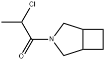 3-Azabicyclo[3.2.0]heptane, 3-(2-chloro-1-oxopropyl)- (9CI) Struktur