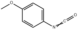 4-Methoxyphenyl isocyanate Struktur