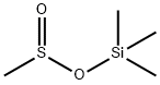Methanesulfinic acid trimethylsilyl ester Structure