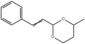 1,3-Dioxane, 4-methyl-2-(2-phenylethenyl)- Struktur