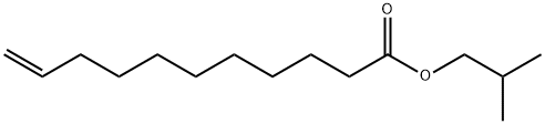 isobutyl undec-10-enoate  Struktur