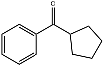 シクロペンチルフェニルケトン 化学構造式