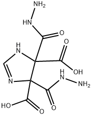 1H-imidazole-4,5-di(carbohydrazide) Struktur