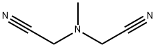 Acetonitrile, (methylimino)di- Struktur