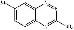 3-アミノ-7-クロロ-1,2,4-ベンゾトリアジン 化学構造式