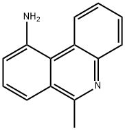 6-Methyl-10-phenanthridinamine Struktur