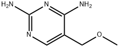 2,4-Diamino-5-methoxymethylpyrimidine Struktur
