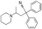 2,2-DIPHENYL-4-PIPERIDINOVALERONITRILE Struktur