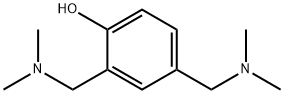 2,4-ビス[(ジメチルアミノ)メチル]フェノール 化学構造式