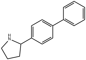 2-BIPHENYL-4-YL-PYRROLIDINE Struktur