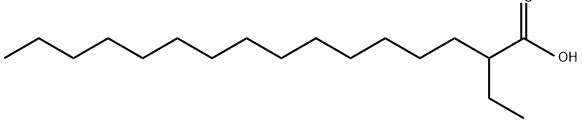2-Ethylhexadecanoic acid Struktur
