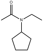 Acetamide, N-cyclopentyl-N-ethyl- (7CI,9CI) Struktur