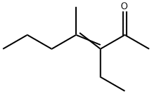3-Hepten-2-one, 3-ethyl-4-methyl- Struktur