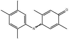 2,5-Dimethyl-4-[(2,4,5-trimethylphenyl)imino]-2,5-cyclohexadien-1-one Struktur
