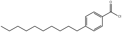 4-正癸基苯甲酰氯, 54256-43-8, 结构式