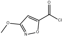 5-Isoxazolecarbonyl chloride, 3-methoxy- (9CI) Struktur
