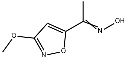 Ethanone, 1-(3-methoxy-5-isoxazolyl)-, oxime (9CI) Struktur