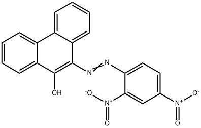 10-(2',4'-DINITROPHENYLAZO)-9-PHENANTHROL Struktur