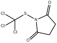 N-(トリクロロメチルチオ)スクシンイミド 化学構造式